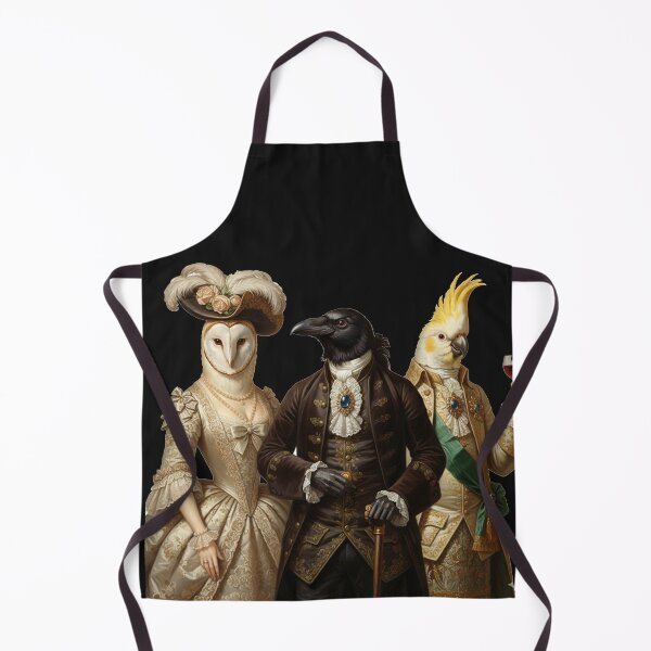 Item preview, Baroque Bird Aristocracy - Vintage Owl, Raven and Cockatoo Portrait designed and sold by freackly.
