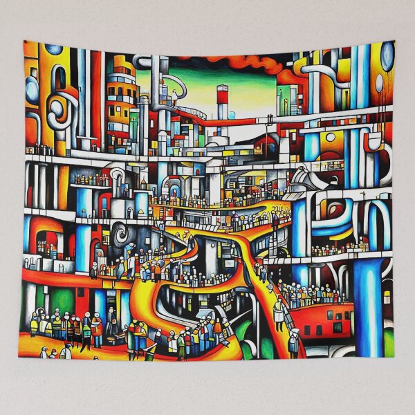 Item preview, A Hive of activity designed and sold by George Hutton Hunter.