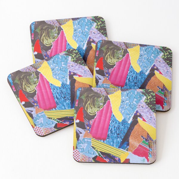 Item preview, Abstract Mag Collage – Bold Surreal Art Print designed and sold by JLKim.