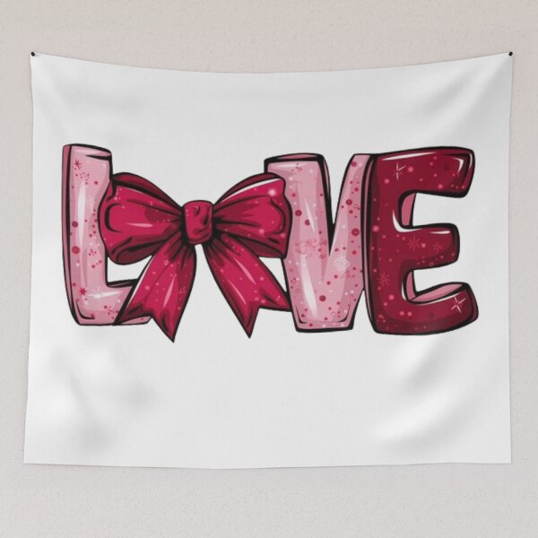 Item preview, Kawaii Love Bow Valentine Design designed and sold by AesthinkArt.