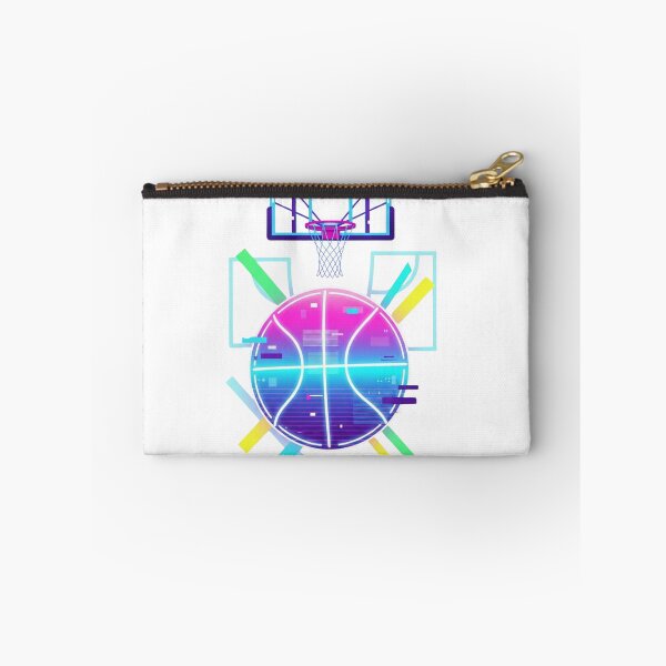 Item preview, Neon Basketball Cyberpunk – Futuristic Glitch Sports Gamer Design designed and sold by Dzblack.