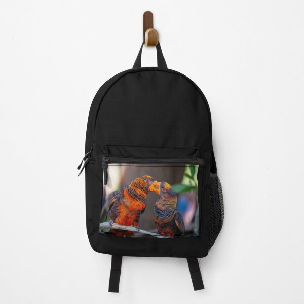 Item preview, Dusky Lory Parrots Wildlife Photo - Exotic Colorful Tropical Bird designed and sold by AbulailArt.