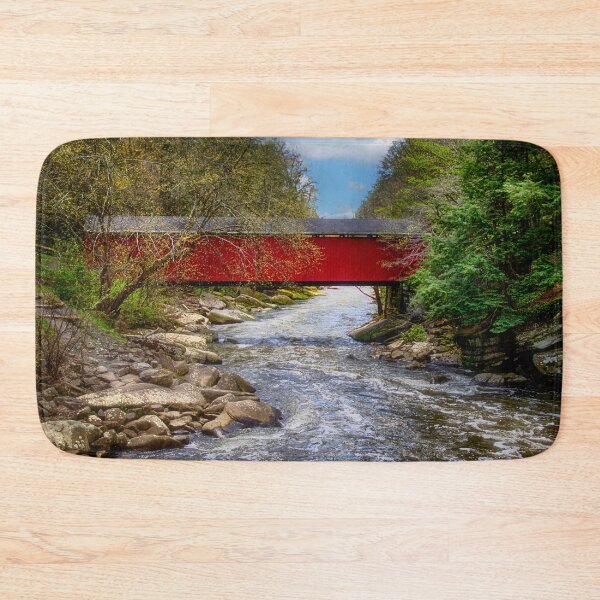 Item preview, The Red Bridge at McConnells Mill designed and sold by Kathy Weaver.