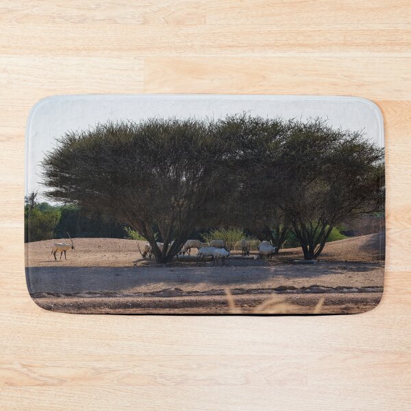 Item preview, Arabian Oryx Oasis - Desert Wildlife Landscape Photography designed and sold by AbulailArt.