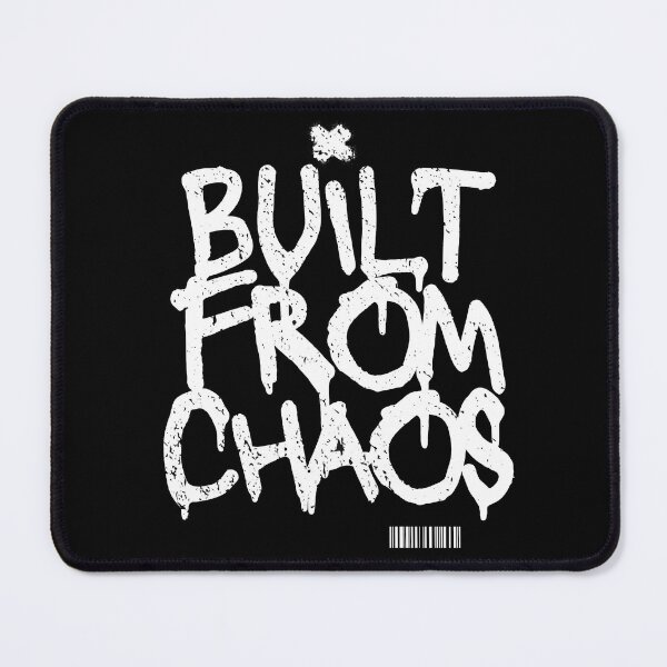 Item preview, Built From Chaos Graffiti Typography – Grunge Street Art Quote Design designed and sold by ConfuseLab Alt.