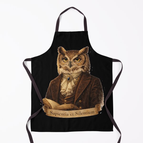 Item preview, Wise Owl Scholar Victorian Portrait - Sapientia et Silentium Dark Academia Art designed and sold by freackly.