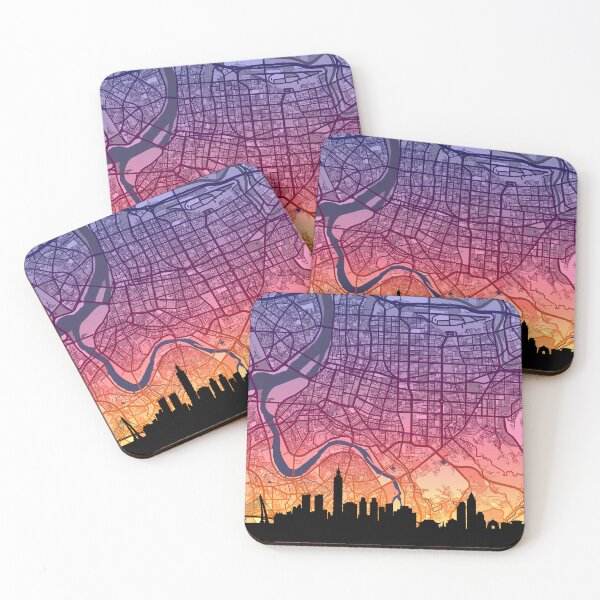 Item preview, Taipei Skyline Map designed and sold by ArtPrints.