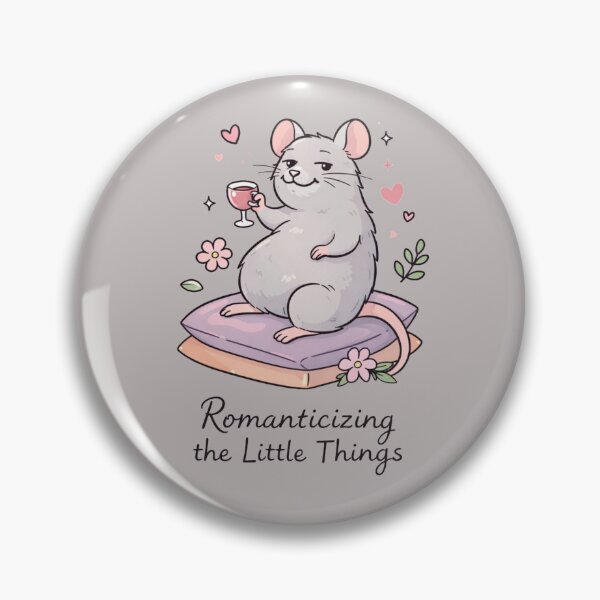 Item preview, Romanticizing Little Things Cute Mouse Aesthetic T-Shirt designed and sold by KDesignCrafts.