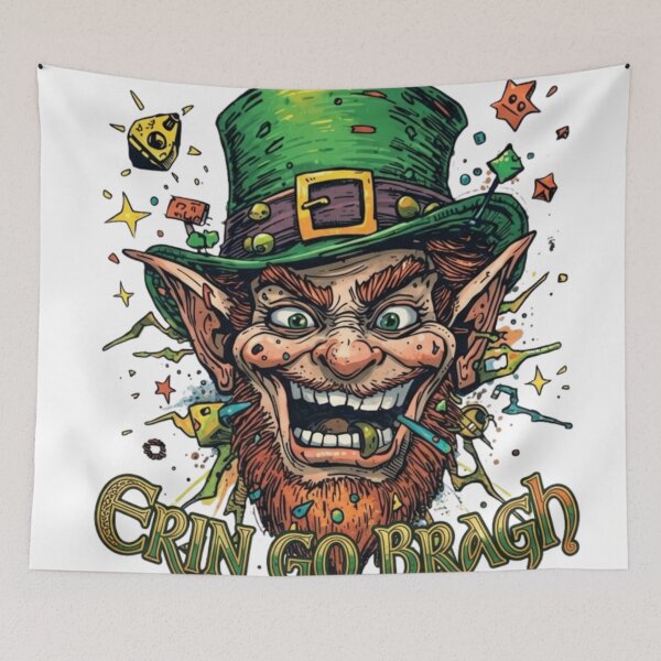 Item preview, Erin Go Bragh Leprechaun Rage Splash Art designed and sold by Tommy Studio.
