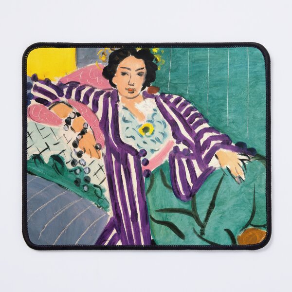 Item preview, Small Odalisque With Purple Robe by Henri Matisse: Fauvist Fine Art Poster designed and sold by artofuniverse.