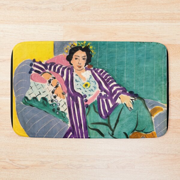 Item preview, Small Odalisque With Purple Robe by Henri Matisse: Fauvist Fine Art Poster designed and sold by artofuniverse.