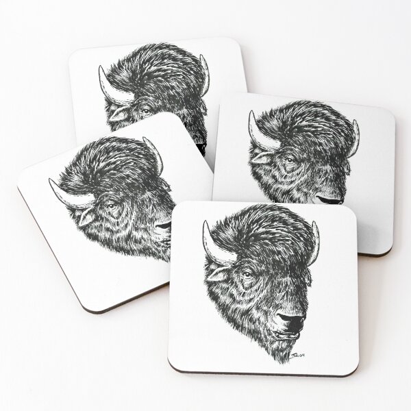 Item preview, Wild Bison Buffalo Head designed and sold by Critter Nation.