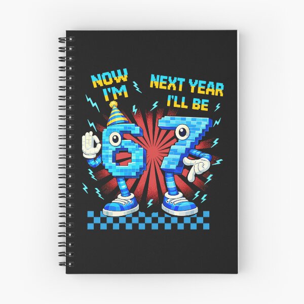 Item preview, Now Im 6 Next Year Ill Be 7 Party Hat Six Seven Italian Brainrot Birthday Gift For Boy Kids Girl designed and sold by ArmyAbodo.