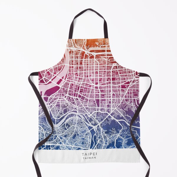 Item preview, Taipei Street Map Taiwan designed and sold by ArtPrints.