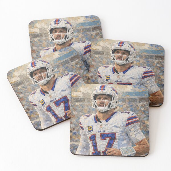 Item preview, Impressionist Buffalo Football Quarterback Number 17 Painting designed and sold by Thogan0416.
