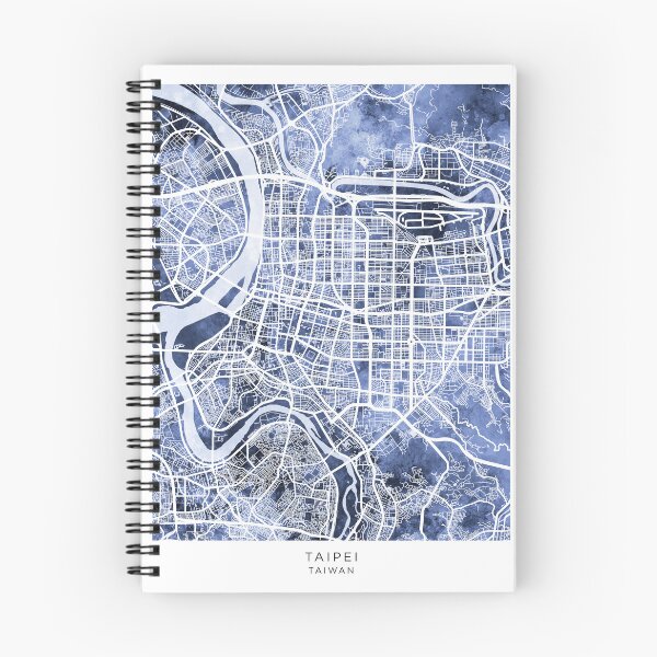 Item preview, Taipei Street Map Taiwan designed and sold by ArtPrints.