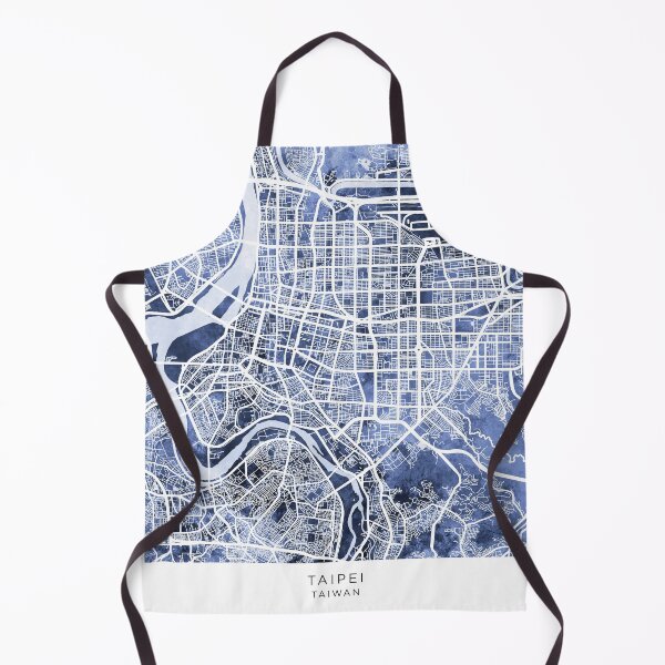 Item preview, Taipei Street Map Taiwan designed and sold by ArtPrints.