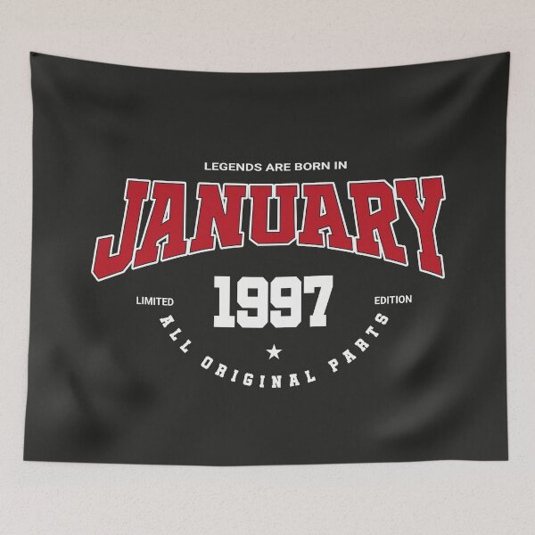Item preview, January legends 1997 designed and sold by HB Shirts.