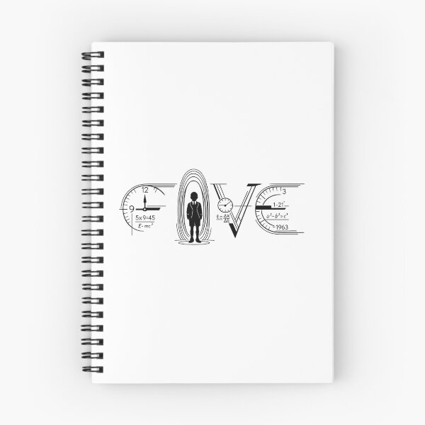 Item preview, FIVE Typography – Time Travel Inspired Fan Art Design designed and sold by inaveed.