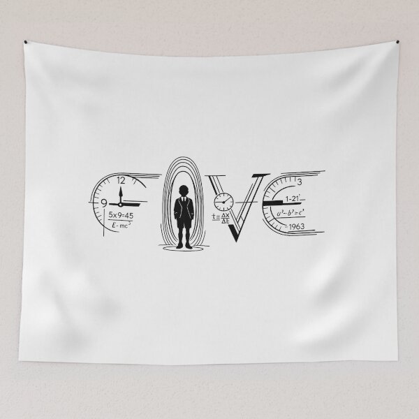 Item preview, FIVE Typography – Time Travel Inspired Fan Art Design designed and sold by inaveed.
