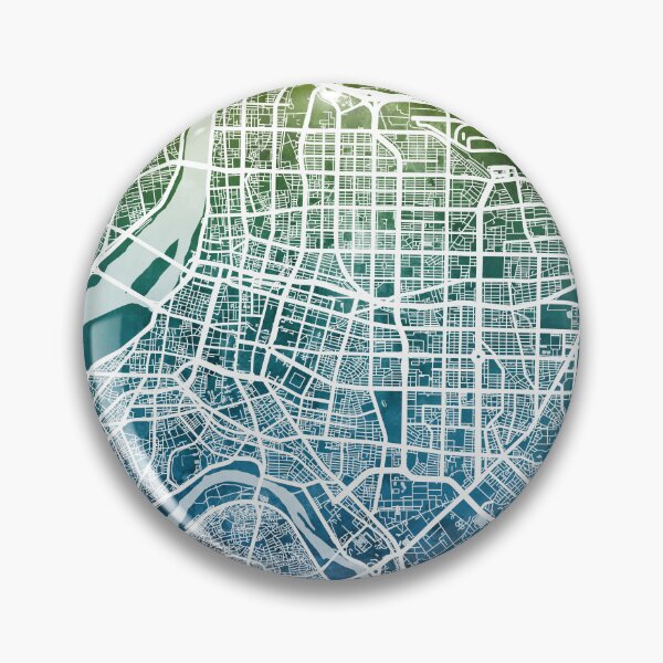 Item preview, Taipei Street Map Taiwan designed and sold by ArtPrints.