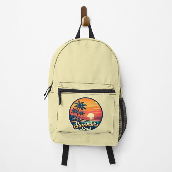 Item preview, Summer Soul Retro Sunset Beach Design designed and sold by PrintandJoy.