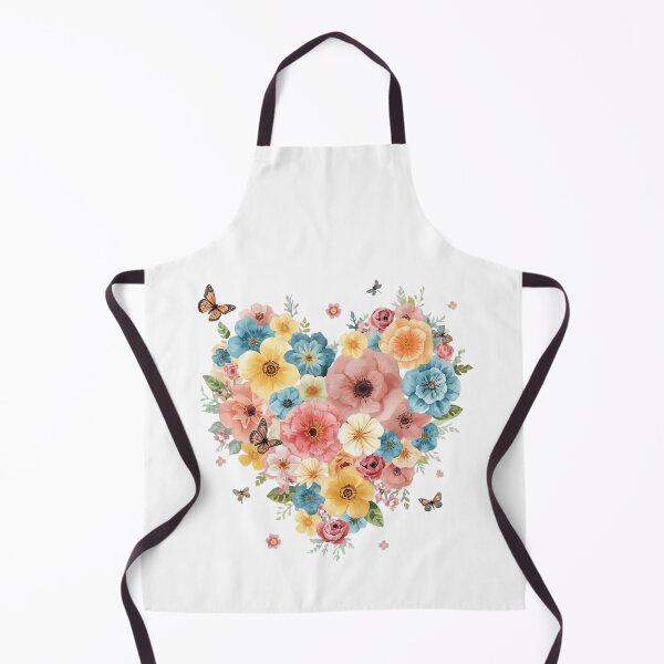 Item preview, Flowers in the Shape of a Heart with Butterflies designed and sold by Soulstar Designs.