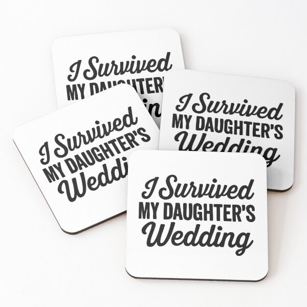 Item preview, I Survived My Daughter's Wedding, Funny Father of the Bride Gift designed and sold by CloudyPress.