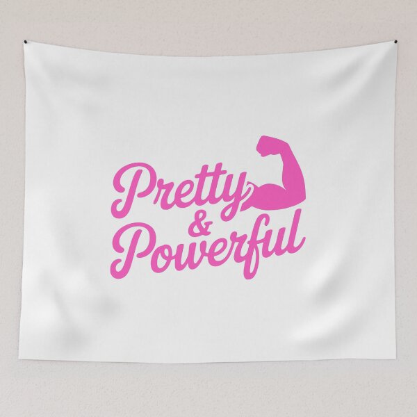 Item preview, Pretty And Powerful! Pink Gym Girlie designed and sold by PMCreative.