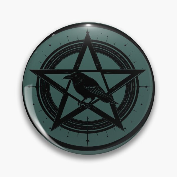 Item preview, Guardian of the Pentagram, Black Crow designed and sold by LiskoDesign.