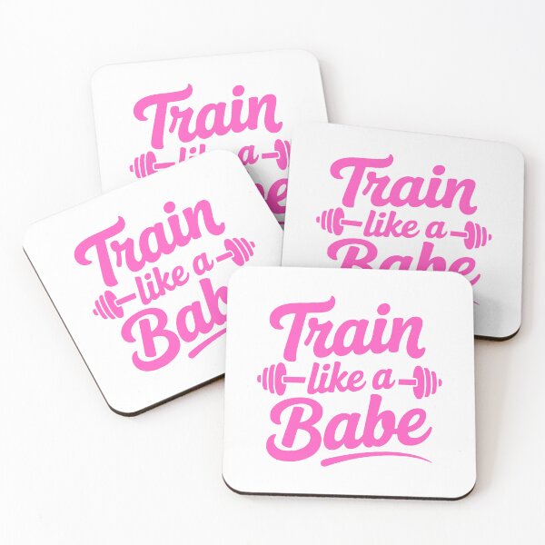 Item preview, Train And Babe! Pink Gym Girl designed and sold by PMCreative.