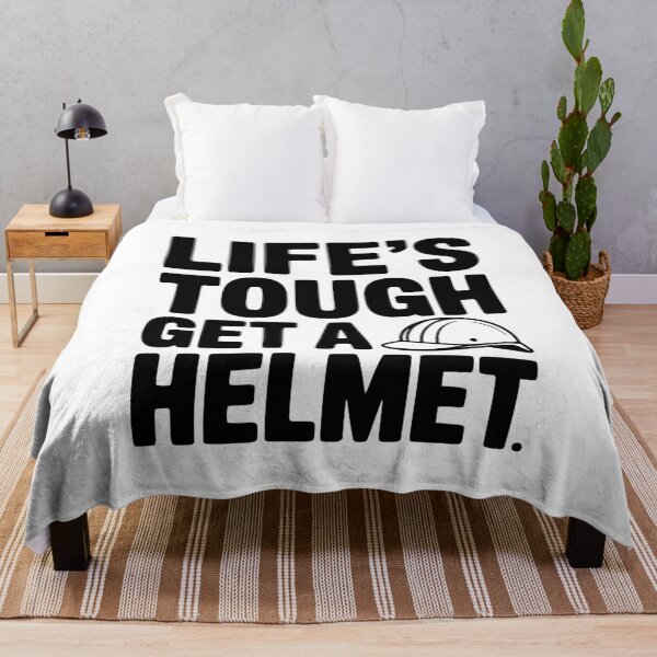 Item preview, Life's Tough Get a Helmet designed and sold by Frank Ring.