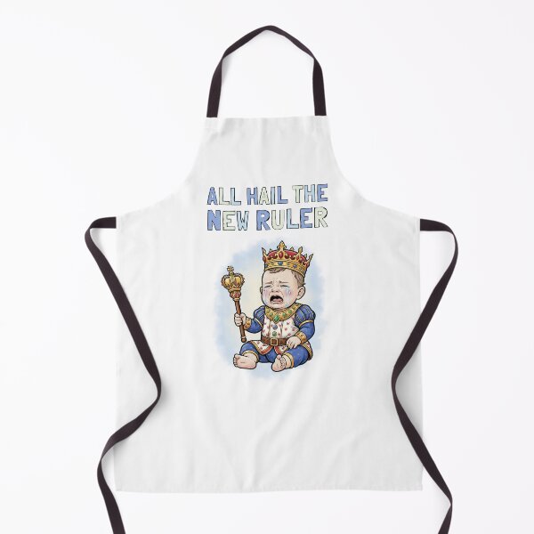 Item preview, All Hail The New Ruler Funny Crying King designed and sold by Weirdolight.