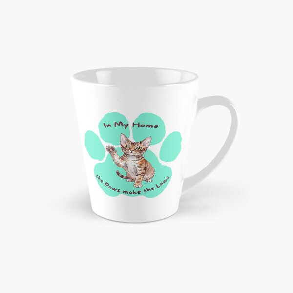 Item preview, Devon Rex Cat "Paws make the Laws" designed and sold by MYCatStuff.