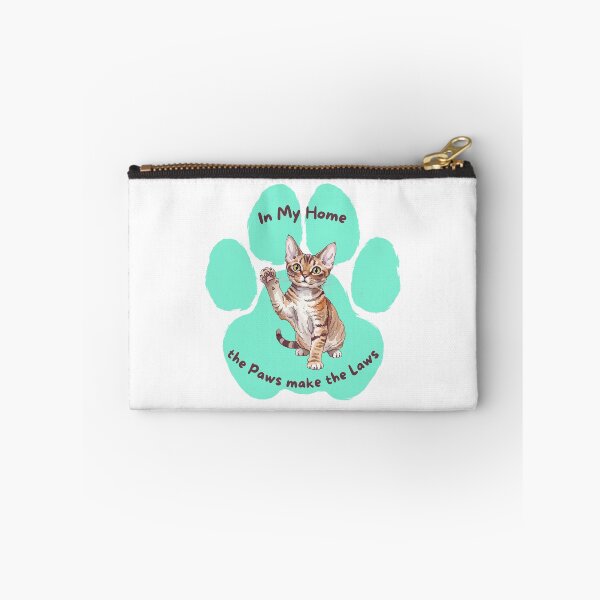 Item preview, Devon Rex Cat "Paws make the Laws" designed and sold by MYCatStuff.