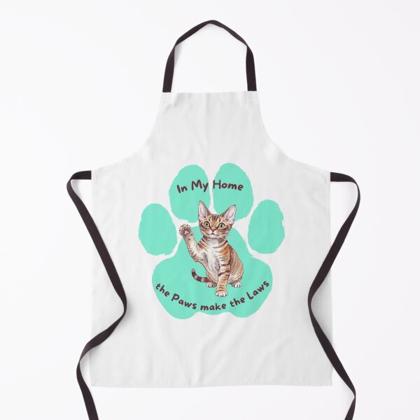 Item preview, Devon Rex Cat "Paws make the Laws" designed and sold by MYCatStuff.