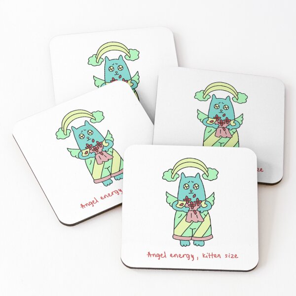 Item preview, Angel Energy Kitten Size – Cute Sweet Angel Cat Illustration designed and sold by Baby-Care.