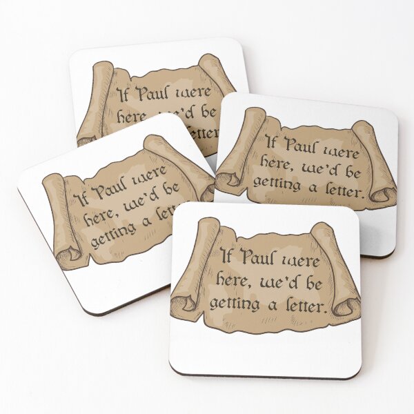 Item preview, If Paul Were Here We’d Be Getting a Letter – Funny Christian Bible Humor at Work Meeting Email designed and sold by minlik.
