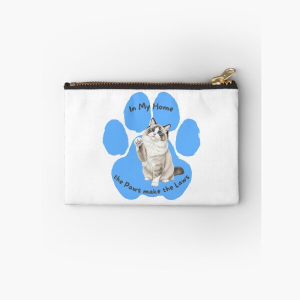 Item preview, Ragdolll Cat "Paws make the Laws" designed and sold by MYCatStuff.