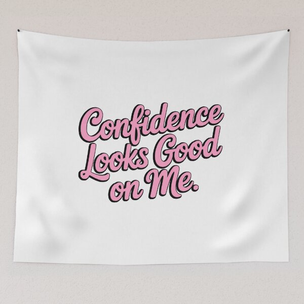 Item preview, Confidence Looks Good On Me! Pink Strong Girls designed and sold by PMCreative.