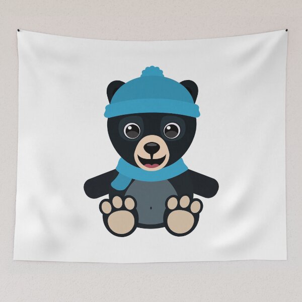 Item preview, Cute Baby Black Bear Boy designed and sold by Captain Creative.