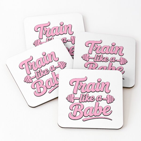 Item preview, Train And Babe! Pink Gym Girls designed and sold by PMCreative.