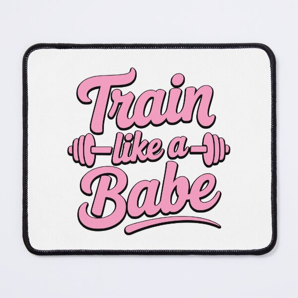Item preview, Train And Babe! Pink Gym Girls designed and sold by PMCreative.