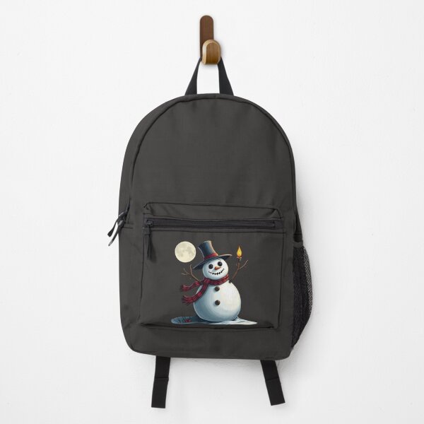 Item preview, Spooky Snowman Under the Moon | Winter Decor designed and sold by UnhingedBird.