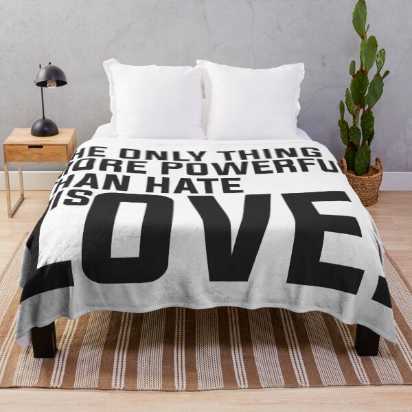 Item preview, The only thing more powerful than hate is love. designed and sold by Wolagno.