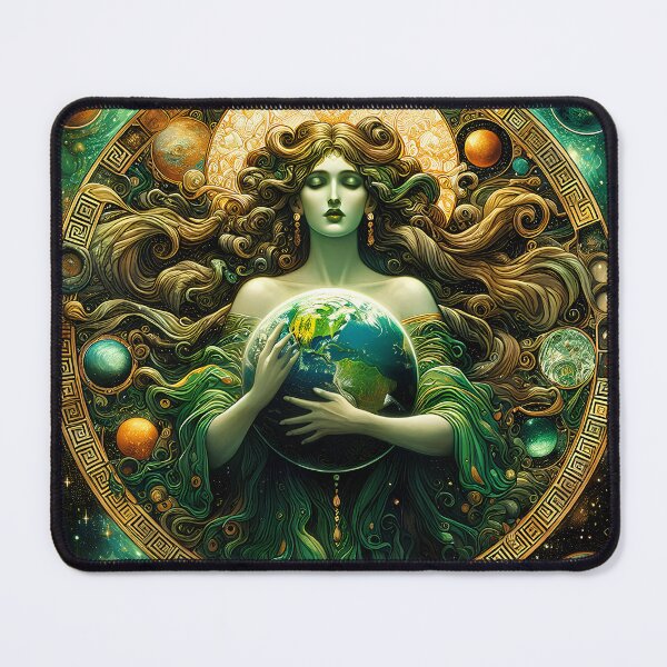 Item preview, Gaia the Earth Mother | Celestial Goddess Wall Art designed and sold by Stoneflower-Art.
