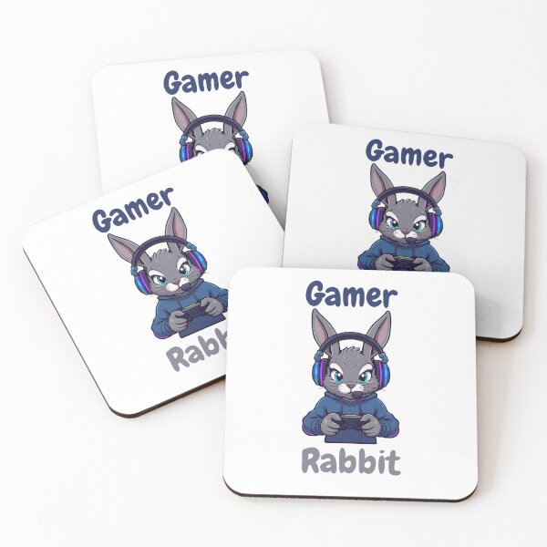 Item preview, Gamer Rabbit - Cool Bunny Video Games Esport designed and sold by TobiasLogic.