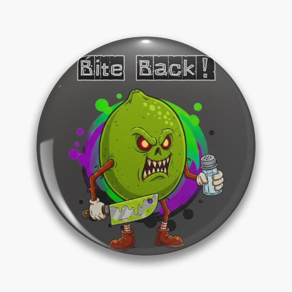 Item preview, Killer Lime Slice- Edgy Evil Food Streetwear designed and sold by MBBialyPiksel.