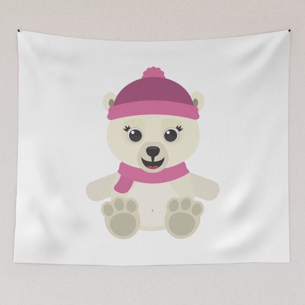 Item preview, Cute Baby Polar Bear Girl designed and sold by Captain Creative.