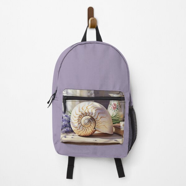 Item preview, Large spiral shell, Lavender bouquet, summer still life, French Provence, Mediterranean motif designed and sold by Mevissart.